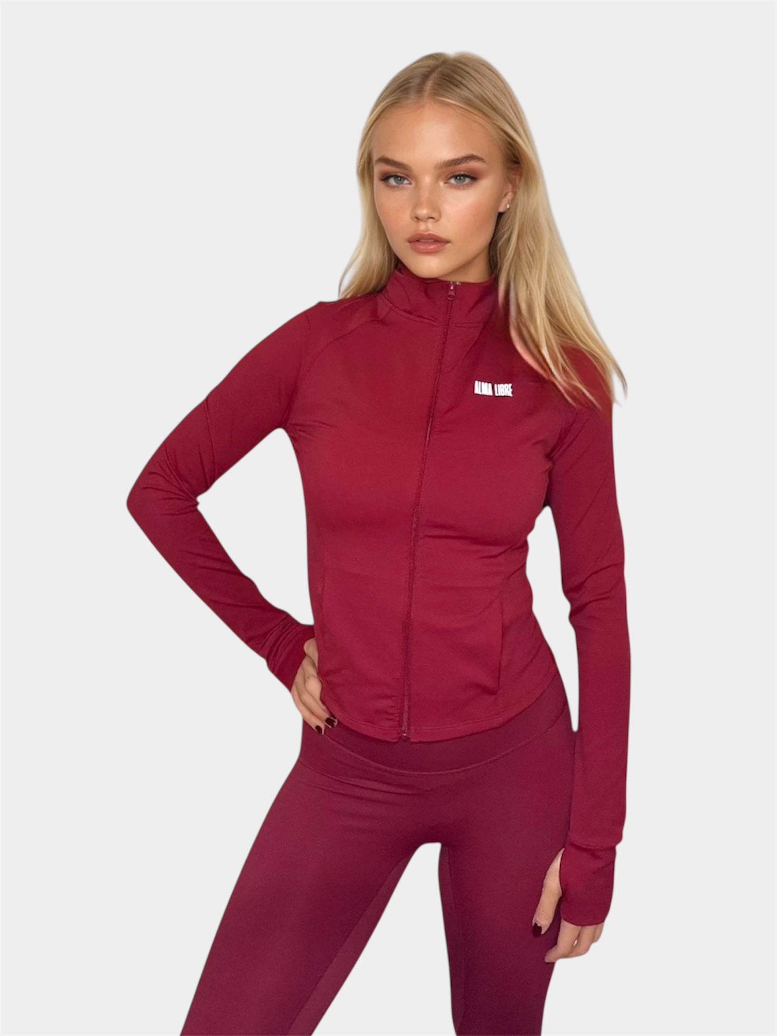 ActiveFit Sport Jacket Burgundy