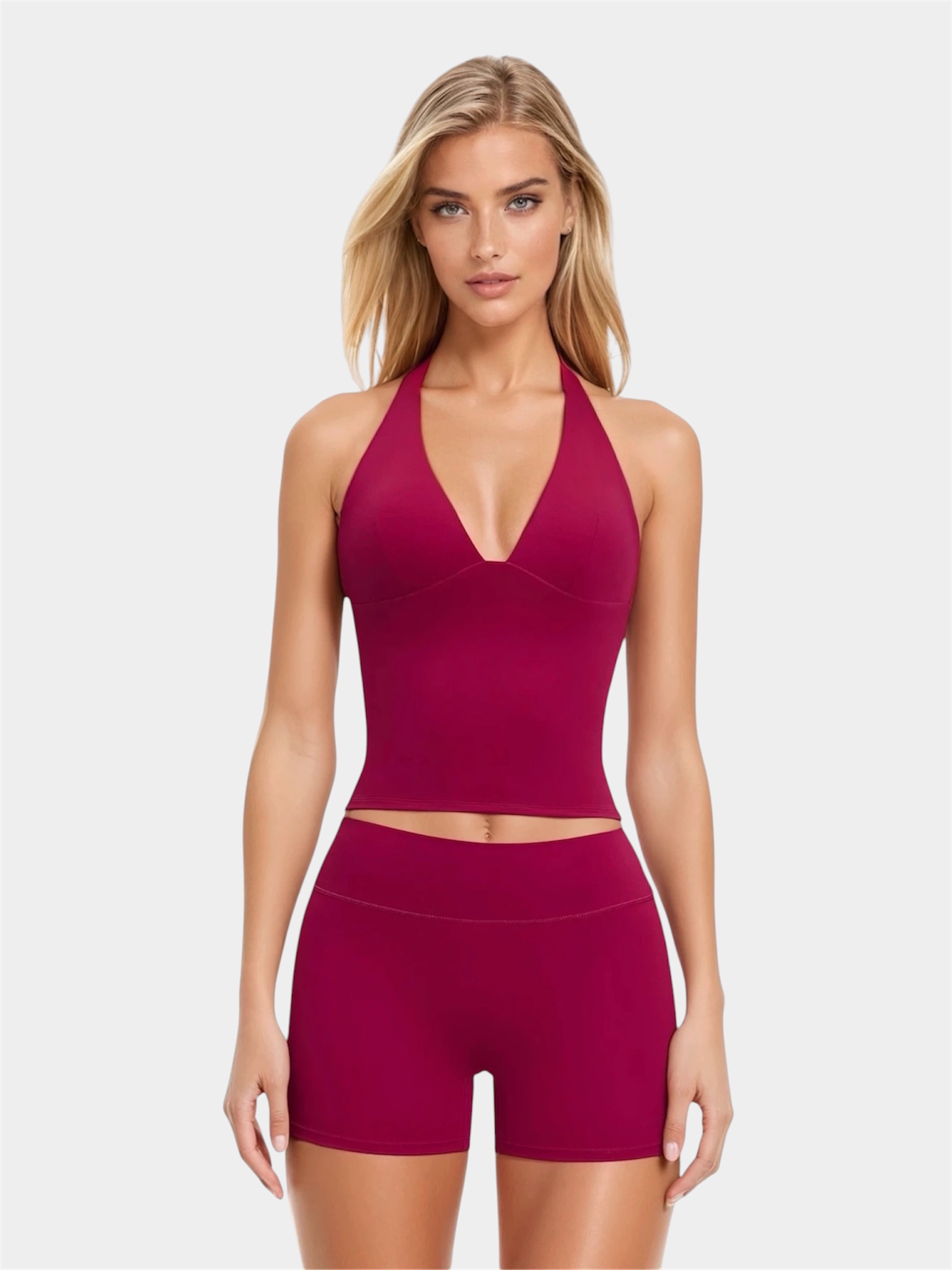 HalterFit Top Cherry
